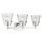 Z-Lite Analia Vanity, 3-Light, 26.25 In.W x 7.5 In.L x 9.25 In.H, Chrome/Clear Ribbed 1101-3V-CH - alternate 2